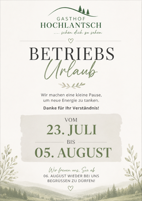 Betriebs Urlaub